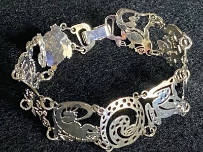 Brazalete Wild Bryde Tono Plata Anfibio Reptil Rana Lagarto Serpiente Tortuga Foto 1 de 4