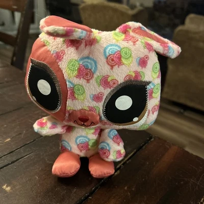 Pirulitos de pelúcia Littlest Pet Shop coelho mais feliz 10" Hasbro 2008 brinquedo LPS - Imagem 1 de 4
