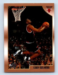 1998-99 Topps Corey Benjamin Rookie Chicago Bulls #121 - Picture 1 of 2