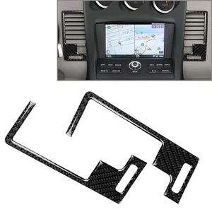 2Pcs Carbon Fiber Central Air Outlet Frame Cover Trim For Nissan 350Z 2003-2009 - Picture 1 of 11