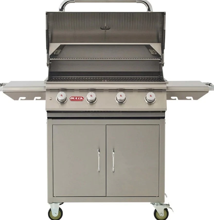 Parrilla de gas Bull Lonestar Select de 30 pulgadas y 4 quemadores con carro Foto 1 de 2