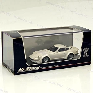 Hi-Story 1/43 NISSAN FAIRLADY Z 240ZG 1971 White Resin Model Car Collection - Picture 1 of 7