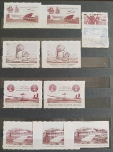 lotto erinnofili vari - tematica aviazione - piloti - pionieri volo - Picture 1 of 1