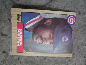 1987 Topps - Shawon Dunston #346 Miscut Error Card - Picture 1 of 7