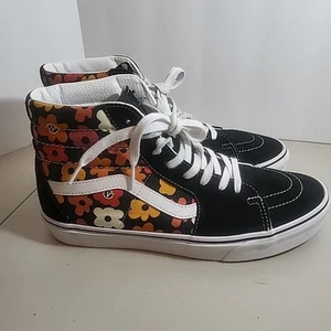 Uomo Taglia 10 VANS Sk8-Hi Nero Floreale - 500714 - Foto 1 di 11