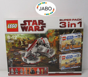 (R5/5) Lego Star Wars 66341 Super Pack 3 in 1 (8014, 8015, 8091) NEW/MIB