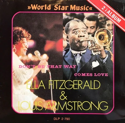 Ella Fitzgerald & Louis Armstrong - "World Star Music" (2xLP, Album, Gat) (Very  - Image 1 of 4