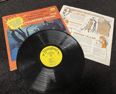Chilling Thrilling Sounds Of The Haunted House LP Disneyland Halloween Vintage Foto 1 de 4
