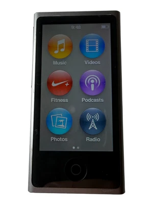 Apple iPod Nano 7th Gen 16GB Space Grey  A1446 MP3 Player - Image 1 of 4