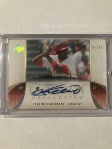 Vladimir Guerrero 2006 Upper Deck Collezione Squisita #EN-VG Auto /40 - Foto 1 di 2