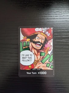 One Piece Llevando en Su Voluntad - ¡¡HAZLO!! Tarjeta (Gol.D.Roger) - Imagen 1 de 2