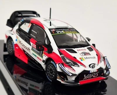 Ixo 1/43 Toyota Yaris WRC #7 Win Australia Rally 2018 Latala Anttila Model Car - Image 1 of 4