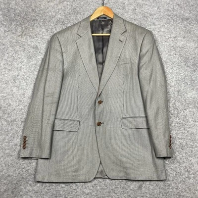 Blazer RRL Ralph Lauren Mezcla Seda Para Hombres 40R Gris 2 Botones Abrigo Deportivo Foto 1 de 4