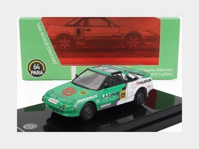 1:64 PARAGON Toyota Mr2 Mki #09 Aw11 Fujifilm Lhd 1995 Green White PA-55366 - Immagine 1 di 2