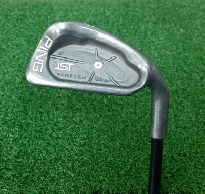 Ping ISI Nickel Single 6 Iron White Dot Graphite 350 Series Regular Aldida 37.5" - Image 1 of 4