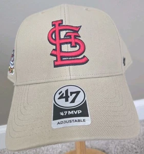 New Mens '47 MVP St Louis Cardinals Final Season 1966 - 05   Snapback Hat Beige  - Picture 1 of 5