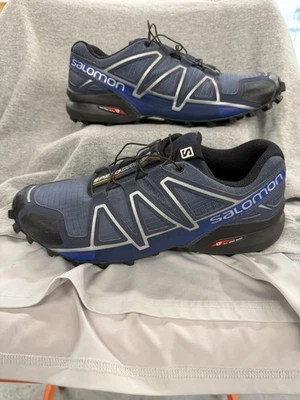 Salomon Speedcross 4 Trail Running Hombre Azul/Negro Talla 8.5/42 Foto 1 de 4