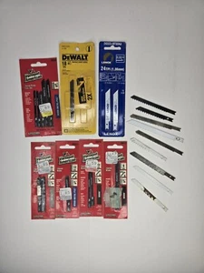 Assorted Brands Jigsaw Saw Blades Assorted Sizes New & Used SEE PICTURES - Picture 1 of 19