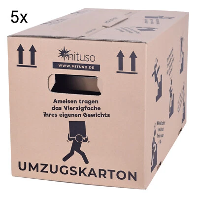 Umzugskarton 600x330x350mm bis zu 40 kg, Bücherkartons, Aktenkartons, stabil - Bild 1 von 4