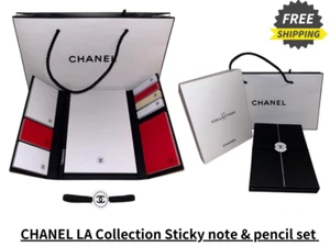 CHANEL LA Collection Sticky note & pencil & shopper set Limited Gift Novelty - Picture 1 of 5