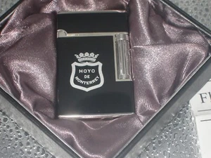 Encendedor de gas pedernal abatible Hoyo de Monterrey José Gener embalaje original nuevo en caja - Imagen 1 de 9