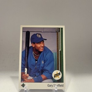 1989 Upper Deck Gary Sheffield Rookie RC #13, Milwaukee Brewers