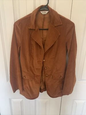 Chaqueta de pana marrón vintage años 60 Levi’s botones redondos talla 5 para mujer Foto 1 de 4