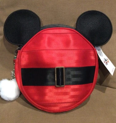 Bolso Bandolera Convertible Nuevo con Etiquetas Disney Harveys Cinturón de Seguridad SANTA MICKEY EN MUY BUEN ESTADO Foto 1 de 4