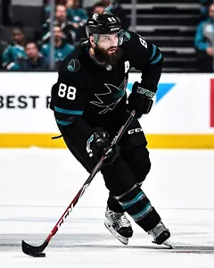 Brent Burns Skating Up Ice San Jose Sharks 8x10 NHL Hockey Foto - Bild 1 von 1