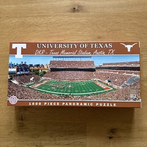 Rompecabezas Texas Longhorns 1000 piezas 13X39 estadio universitario panorámico - Imagen 1 de 10