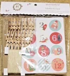 Pier 1 Make Your Own Advent Calendar Set Countdown To Christmas New Crafty Fun - Picture 1 of 6