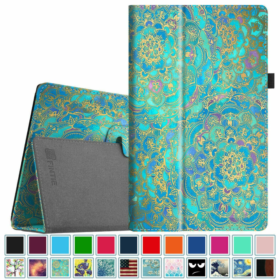 Folio Case for Amazon Fire HD 10 9th Gen 2019/7th Gen 2017 Slim Fit Stand Cover - Image 1 of 4