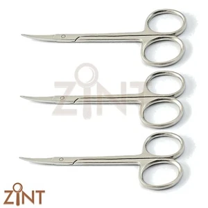 Iris Gum Scissor Curved 11.5cm Ophthalmic Ophthalmological Surgical Surgery CE  - Picture 1 of 2