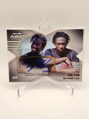 2012 SAGE Next #23 T.Y. Hilton Auto Die Cut /40 - Image 1 of 2