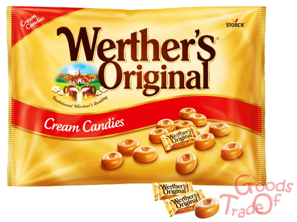 WERTHERS ORIGINAL XXL -  Klassische Sahnebonbons / 1000 g - 1 kg / MHD Ware - Bild 1 von 1