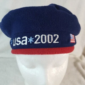 Roots Team USA 2002 Winter Olympics Salt Lake City Winter Hat Cap Beanie adjust - Picture 1 of 5