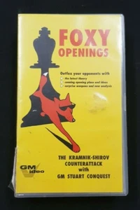 Foxy Openings GM Video Kramnik Shirov Counter Attack GM Stuart Conquest VHS Tape - Picture 1 of 5