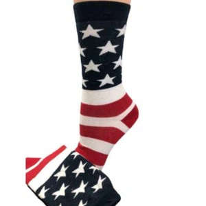 Men & Womens' Socks Crew Socks, Premium Quality Cotton Socks, USA Flag Sock - Picture 1 of 9