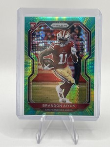 2020 Panini Prizm Football Brandon Aiyuk Hyper Prizm #/175 Rookie 49ers