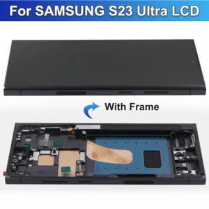 Pantalla LCD OLED para Samsung Galaxy S23 Ultra S918 Pantalla Táctil con Marco AEU - Imagen 1 de 20