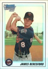 2010 Bowman Chrome Prospects Refractors #BCP76 James Beresford Twins NM-MT /777 