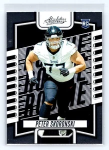 2023 Panini Absolute #149 Peter Skoronski Rookie Card RC Tennessee Titans - Picture 1 of 2