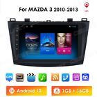 Android 10.1 Car Wifi Radio Stereo GPS Navi WIFI BT Player For Mazda 3 2010-2013