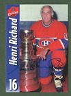 Henri Richard Autographed Signed Montreal Canadiens Alumni Molson Export Card