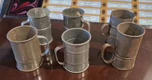 6 x antikes Kaffeelot Kaffeemaß Kaffee Messbecher Kaffeemass - Bild 1 von 2