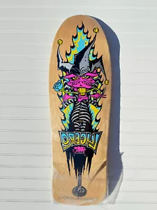 SIGNED! Black Label John Lucero 12XU Reissue Skateboard Deck - Natural Stain 10" - Picture 1 of 3