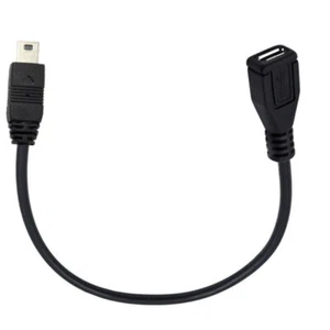 USB 2.0 Mini B 5-Pin to Micro USB Extension Cable | Male to Female | 0.3m - Picture 1 of 4
