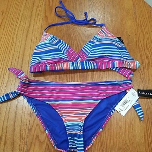 A.N.A. 2 Teiler Bikini Badeanzug gestreift Oberteil wählbar S M L XL XXL Unterteil M L XL - Bild 1 von 9