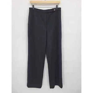 Vintage Givenchy Sport 12 Black High Rise Tailored Trouser Pants - Picture 1 of 10