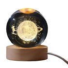 Crystal Projection Night Light with Solar System Planets and Astronaut